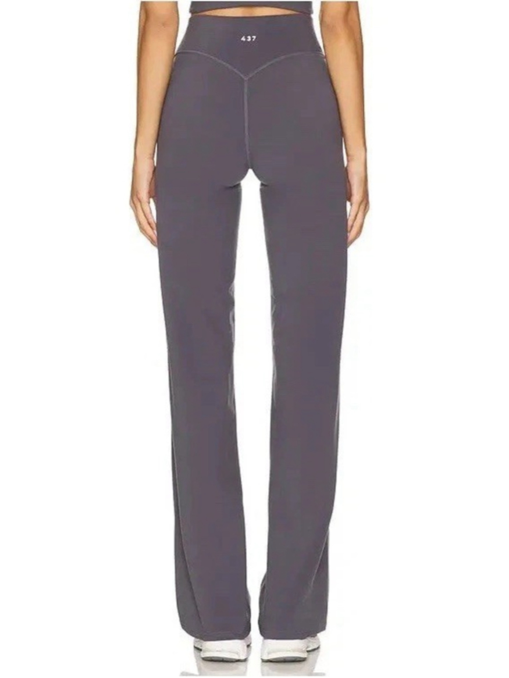Four Three Seven 437 The Essentials Pants Galaxy Gray Flare Leggings S High Rise